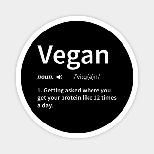 Vegan Definition Magnet